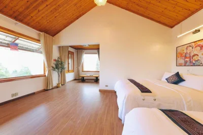 Quadruple Room with Mountain View — Cloud Villa Sapa